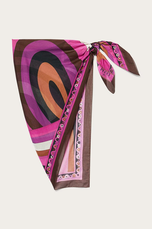 PUCCI Iride-Print Cotton Pareo | Women Sarong