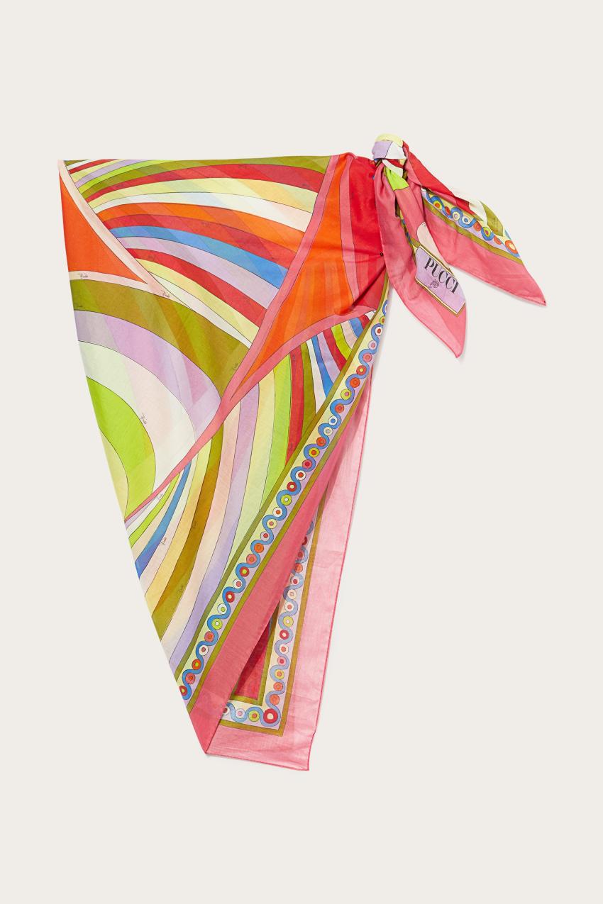 PUCCI Iride-Print Cotton Pareo | Women Sarong
