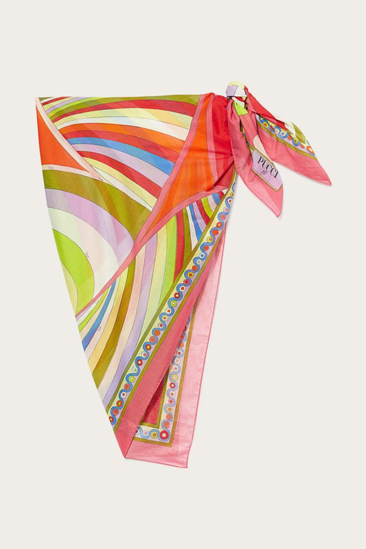 PUCCI Iride-Print Cotton Pareo | Women Sarong
