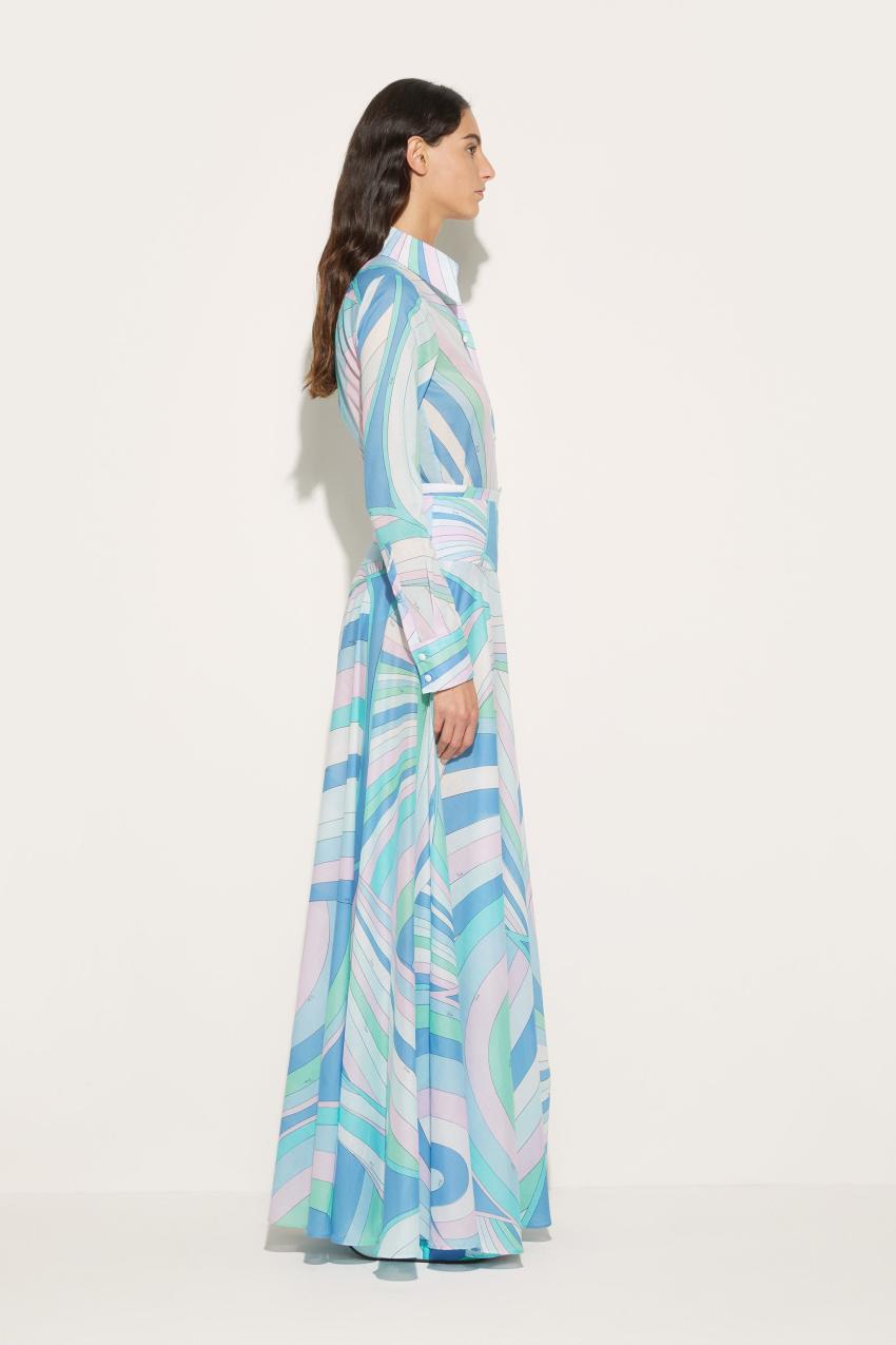 PUCCI Iride-Print Cotton Shirt | Women Tops And Shirts