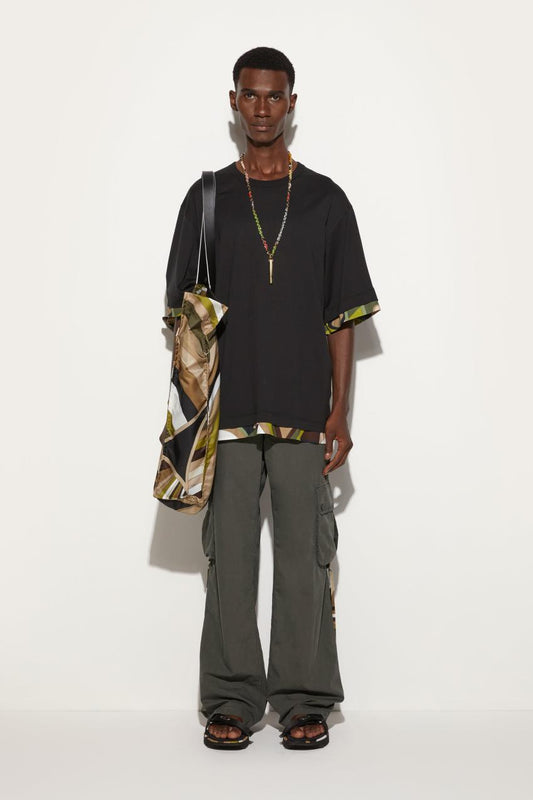 PUCCI Iride-Print Cotton T-Shirt | Men Ready To Wear