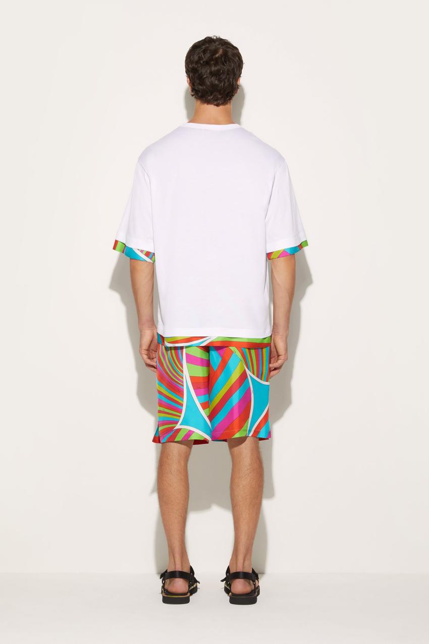 PUCCI Iride-Print Cotton T-Shirt | Men Ready To Wear
