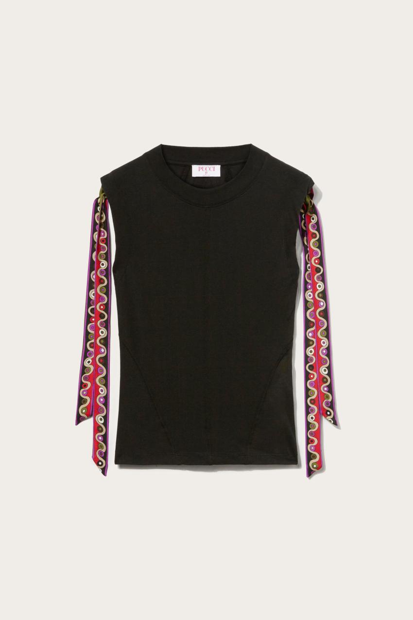 PUCCI Iride-Print Cotton T-shirt | Women T-Shirts And Sweatshirts