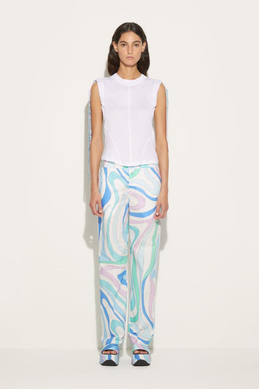 PUCCI Iride-Print Cotton T-Shirt | Women T-Shirts And Sweatshirts