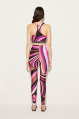 PUCCI Iride-Print Crop Top | Women Athleisure