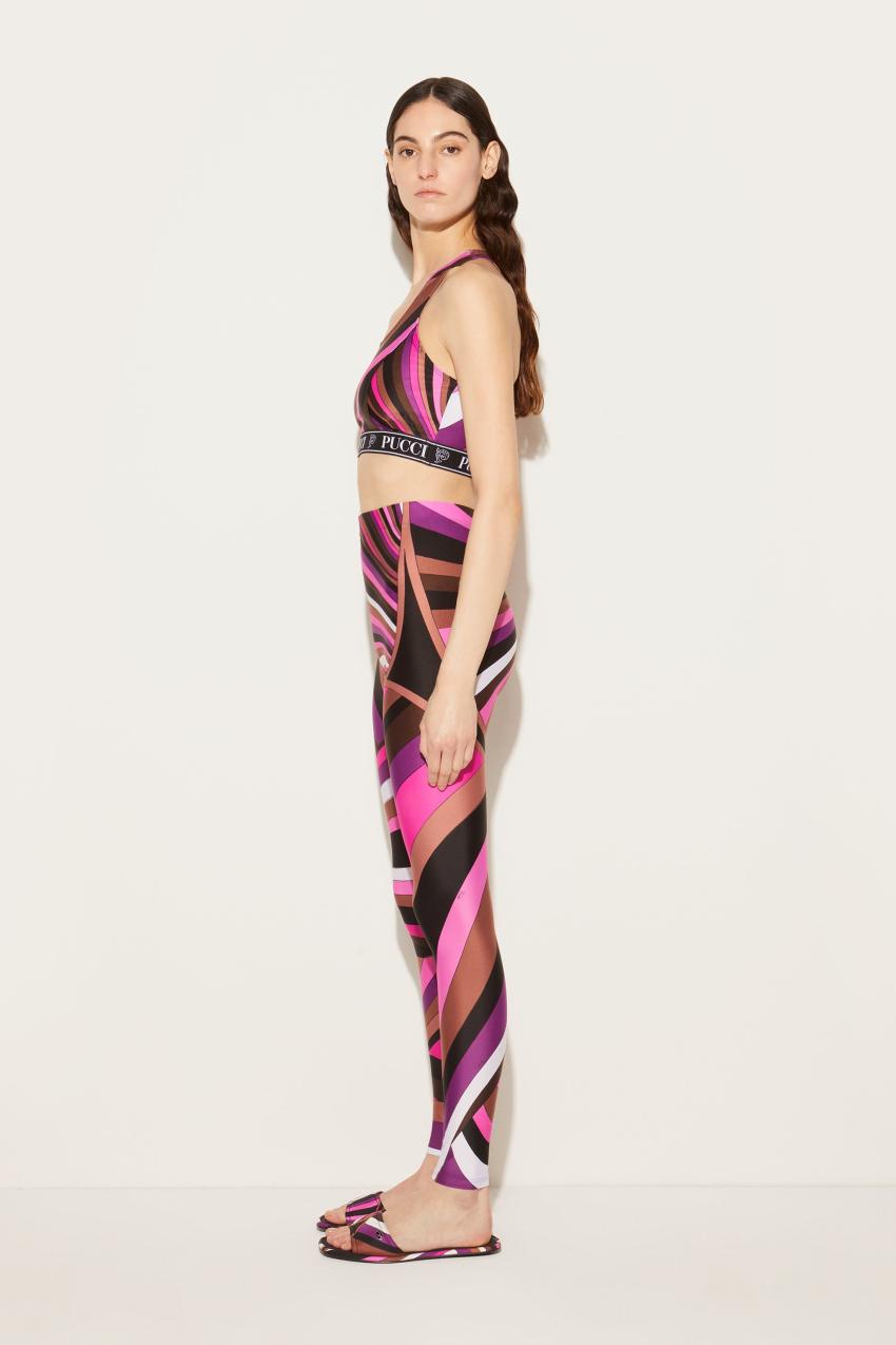 PUCCI Iride-Print Crop Top | Women Athleisure