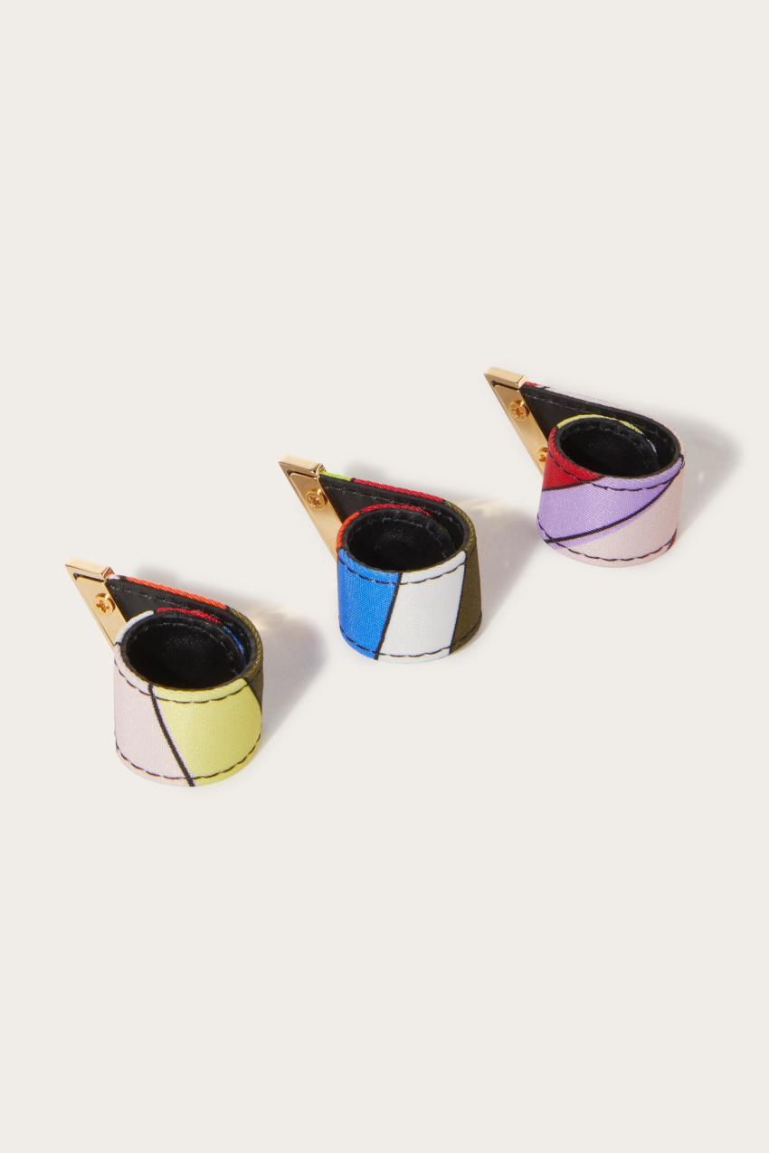 PUCCI Iride-Print Foulard Ring Set | Women Jewellery