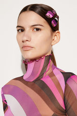 PUCCI Iride-Print Hair Clips | Women Hats And Hair Accessories