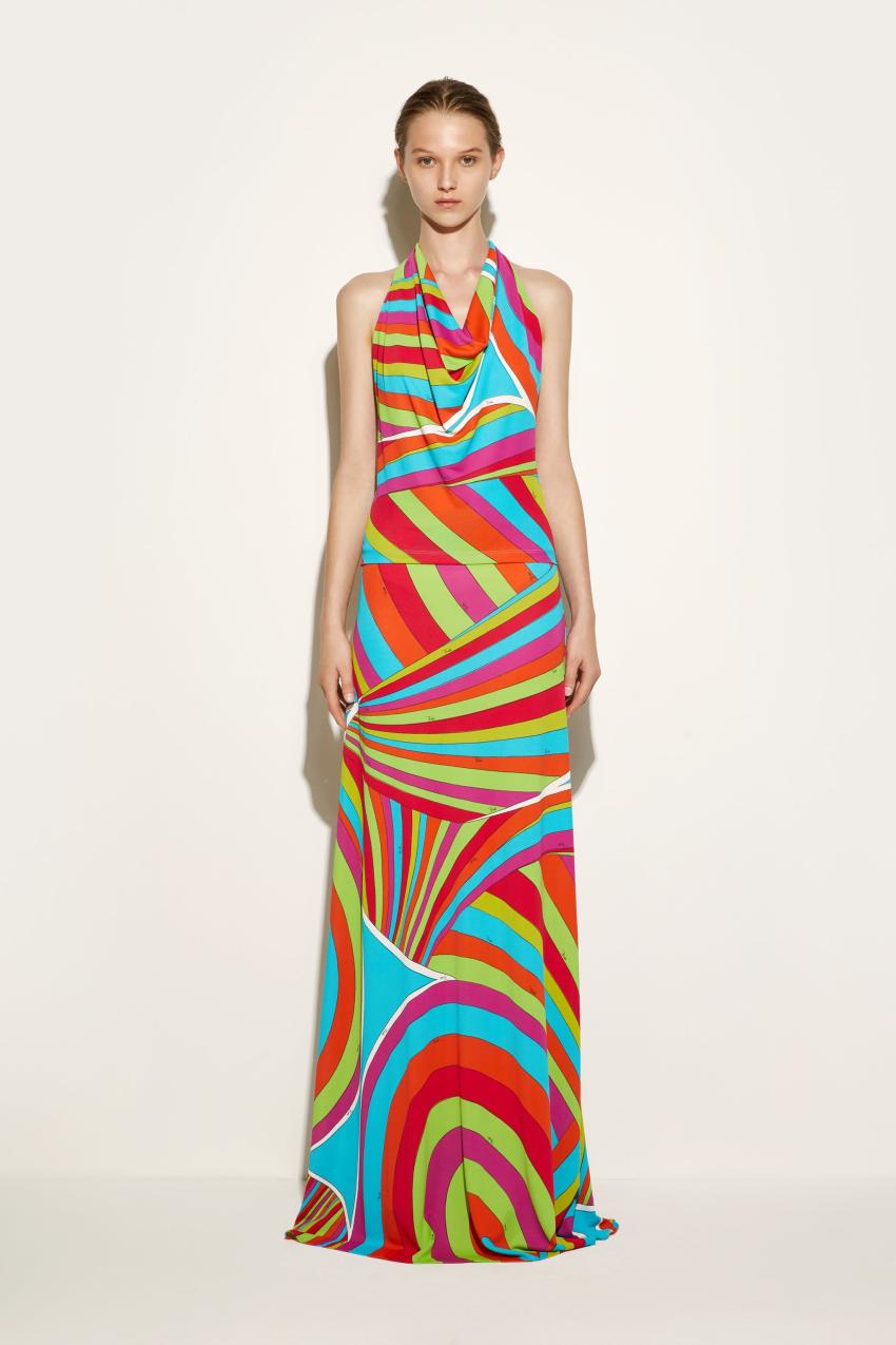 PUCCI Iride-Print Halterneck Top | Women Tops And Shirts