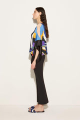 PUCCI Iride-Print Kaftan Top | Women Tops And Shirts