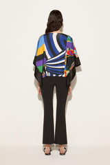 PUCCI Iride-Print Kaftan Top | Women Tops And Shirts