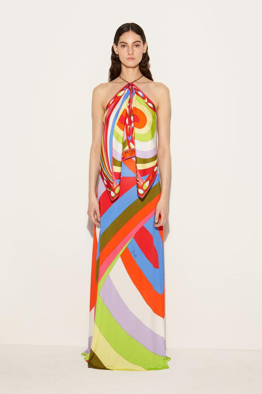PUCCI Iride-Print Long Skirt | Women Skirts
