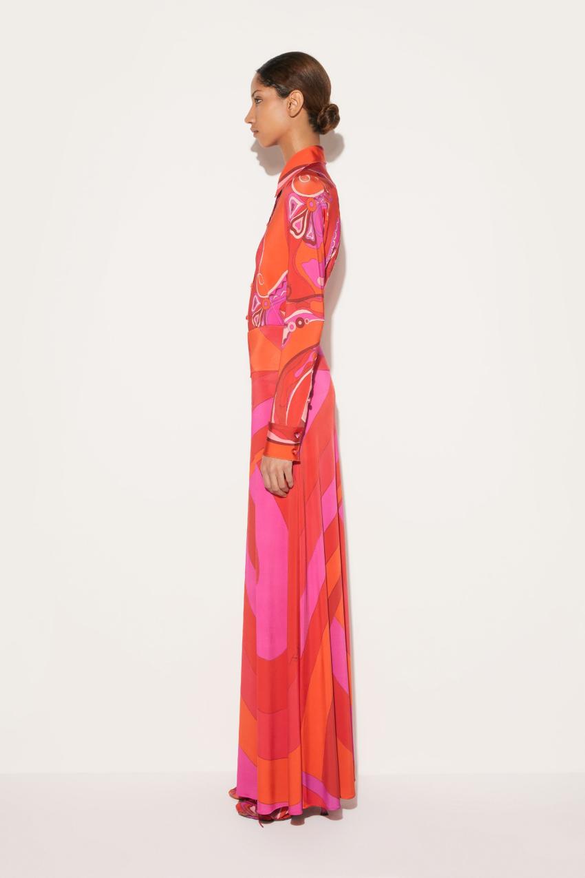 PUCCI Iride-Print Long Skirt | Women Skirts