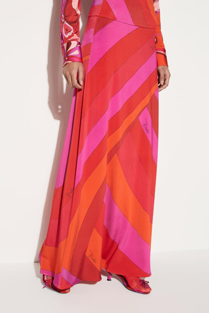 PUCCI Iride-Print Long Skirt | Women Skirts