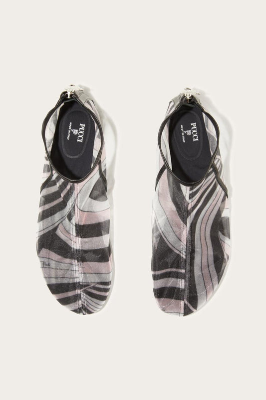 PUCCI Iride-Print Mesh Flat Shoes | Women Shoes