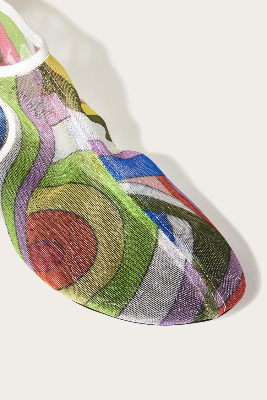 PUCCI Iride-Print Mesh Flat Shoes | Women Shoes