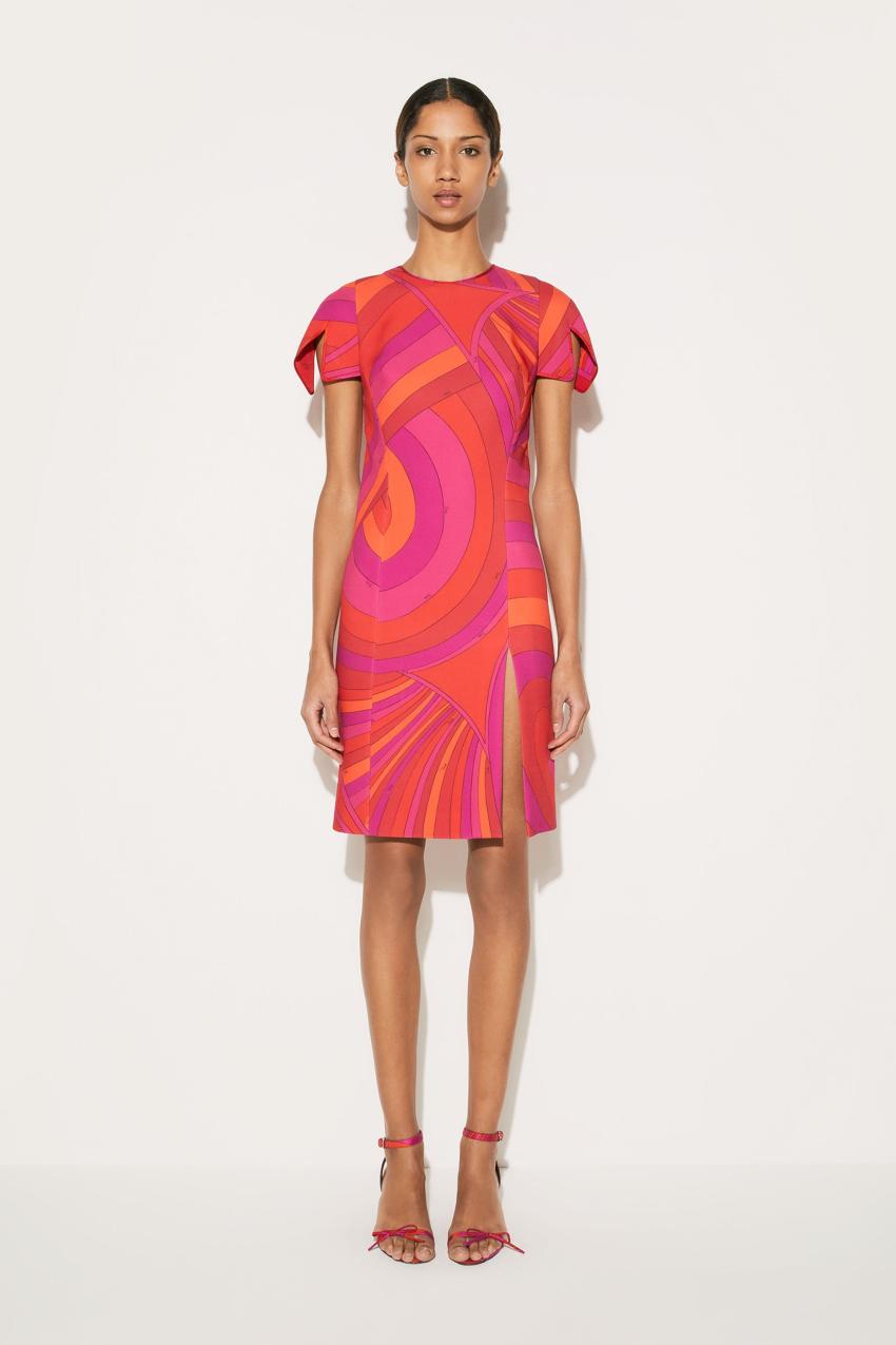 PUCCI Iride-Print Midi Dress | Women Dresses