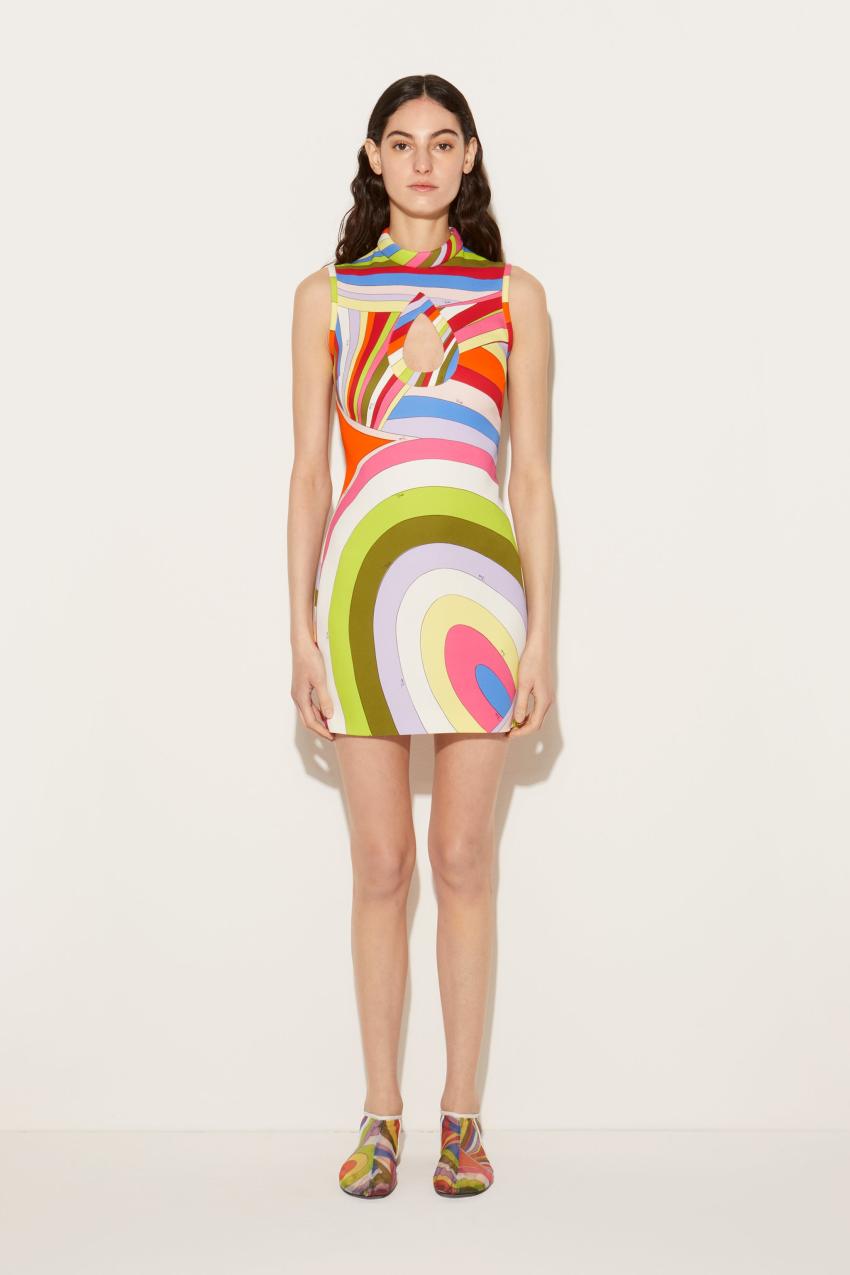 PUCCI Iride-Print Mini Dress | Women Dresses