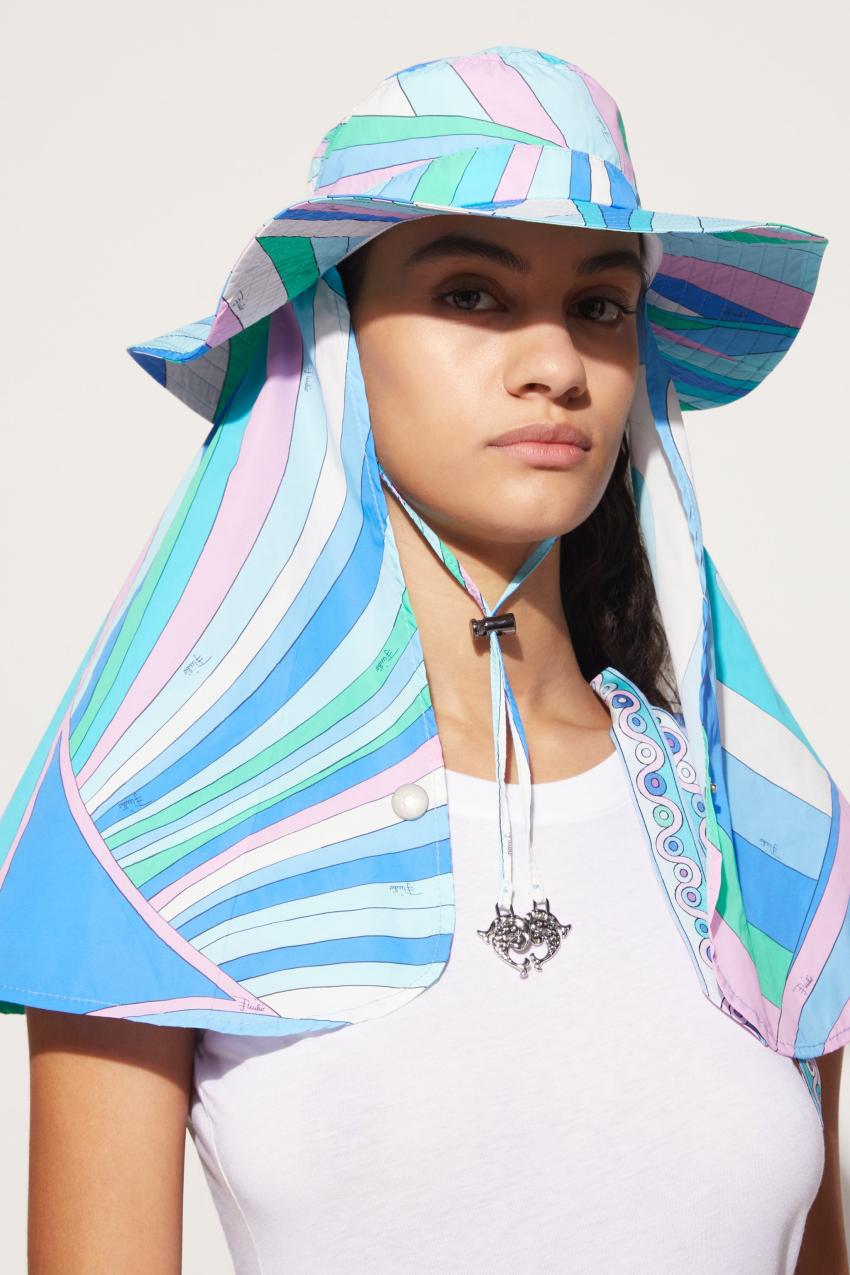 PUCCI Iride-Print Safari Hat | Women Hats And Hair Accessories