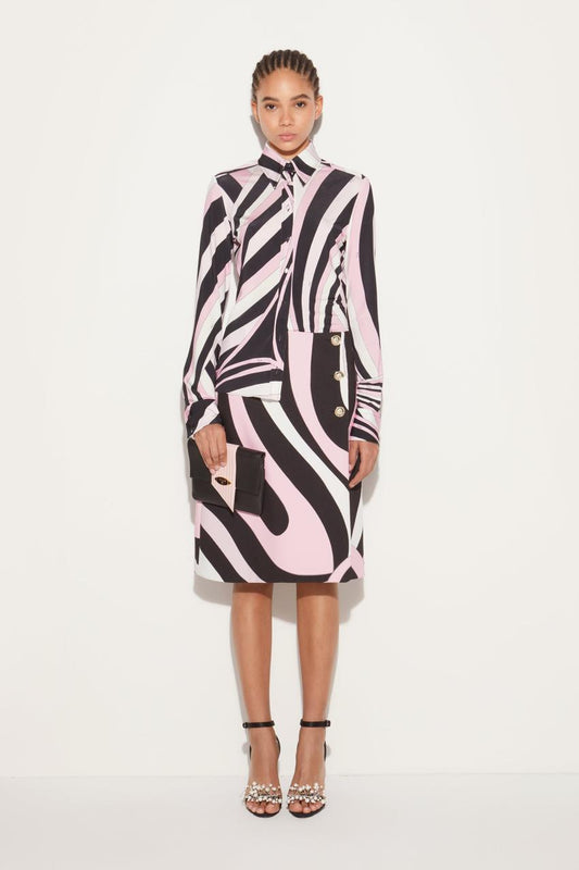 PUCCI Iride-Print Shirt | Women Tops And Shirts