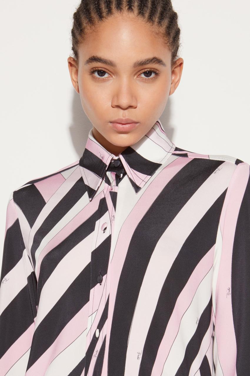 PUCCI Iride-Print Shirt | Women Tops And Shirts