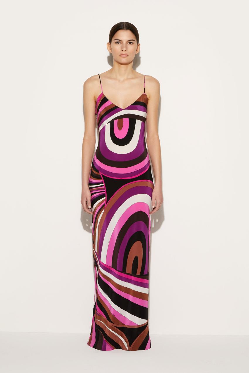 PUCCI Iride-Print Silk Dress | Women Dresses