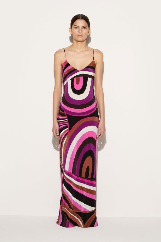 PUCCI Iride-Print Silk Dress | Women Dresses