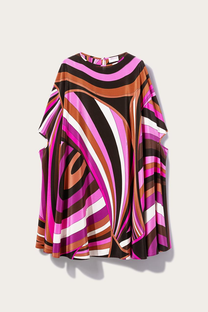 PUCCI Iride-Print Silk Kaftan | Women Kaftans