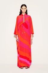 PUCCI Iride-Print Silk Kaftan | Women Kaftans