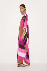 PUCCI Iride-Print Silk Kaftan | Women Kaftans