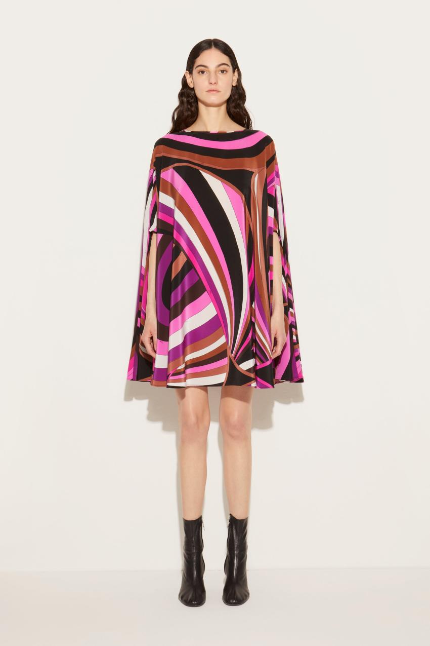 PUCCI Iride-Print Silk Kaftan | Women Kaftans
