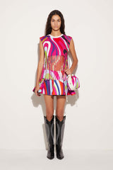 PUCCI Iride-Print Silk Mini Skirt | Women Skirts