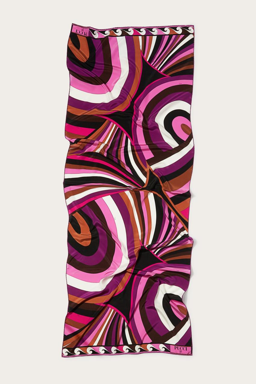 PUCCI Iride-Print Silk Stole | Women Silks