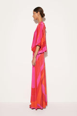 PUCCI Iride-Print Silk Top | Women Tops And Shirts