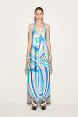 PUCCI Iride-Print Silk-Twill Dress | Women Dresses