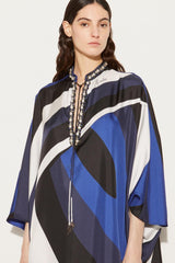 PUCCI Iride-Print Silk-Twill Kaftan | Women Kaftans