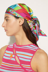 PUCCI Iride-Print Silk-Twill Scarf | Women Silks