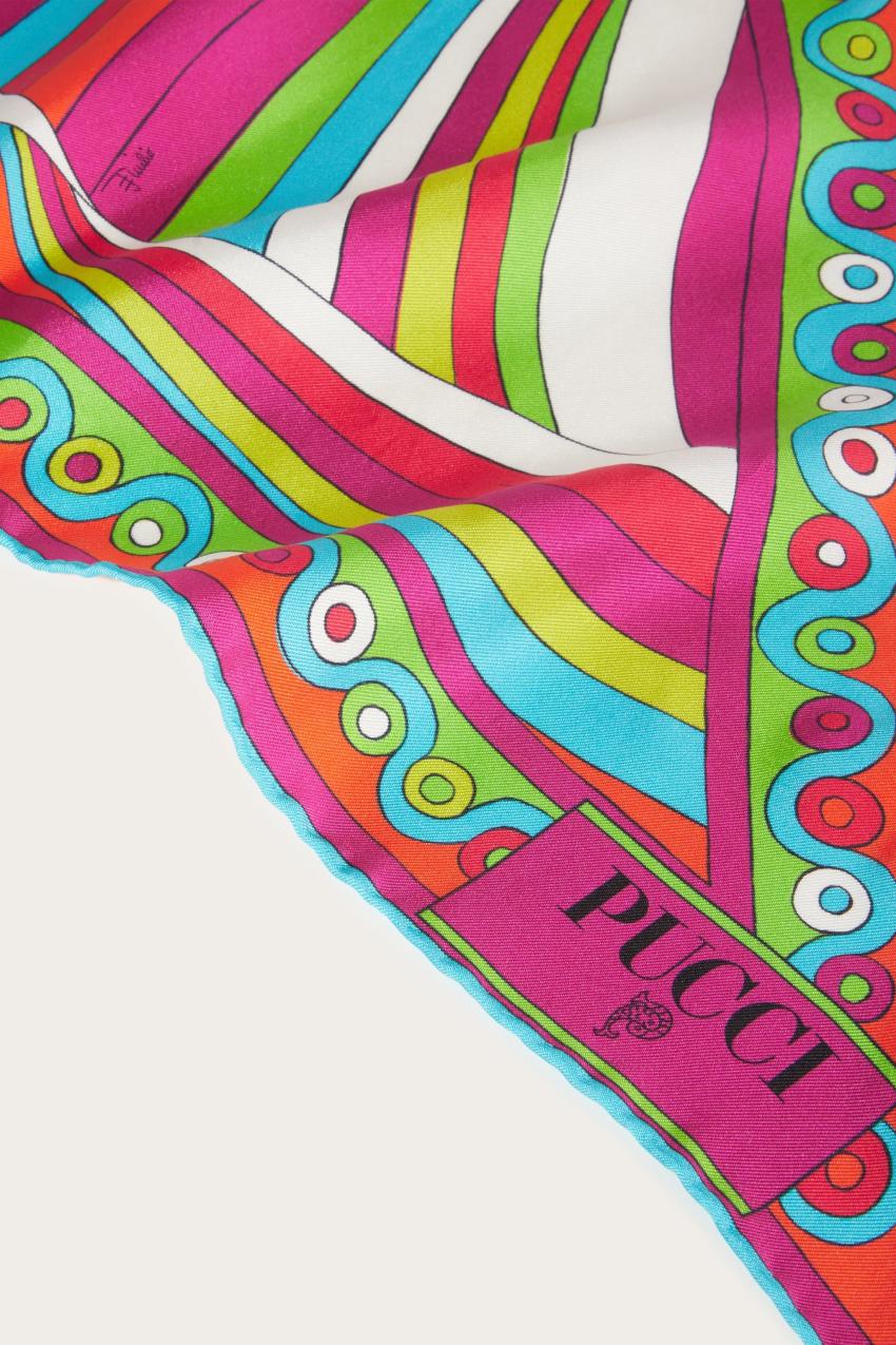 PUCCI Iride-Print Silk-Twill Scarf | Women Silks