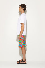 PUCCI Iride-Print Silk-Twill Shorts | Men Ready To Wear