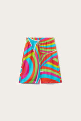 PUCCI Iride-Print Silk-Twill Shorts | Men Ready To Wear