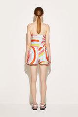 PUCCI Iride-Print Silk-Twill Shorts | Women Pants And Shorts