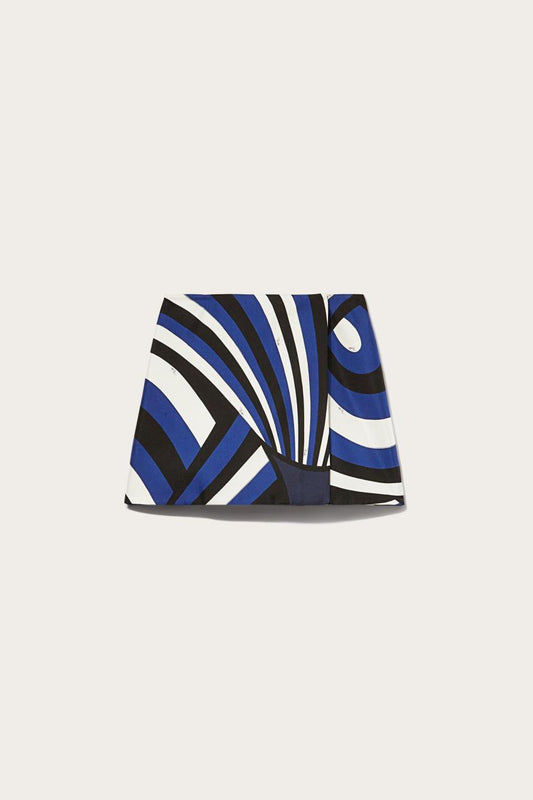 PUCCI Iride-Print Silk-Twill Skirt | Women Skirts