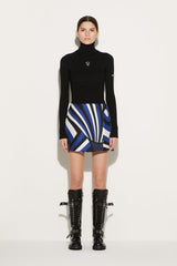 PUCCI Iride-Print Silk-Twill Skirt | Women Skirts