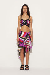 PUCCI Iride-Print Silk-Twill Skirt | Women Skirts