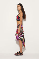PUCCI Iride-Print Silk-Twill Skirt | Women Skirts
