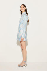 PUCCI Iride-Print Silk-Twill Skirt | Women Skirts