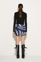 PUCCI Iride-Print Silk-Twill Skirt | Women Skirts