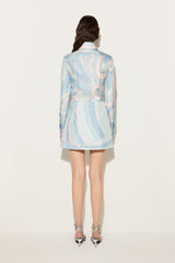 PUCCI Iride-Print Silk-Twill Skirt | Women Skirts