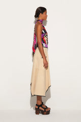 PUCCI Iride-Print Silk-Twill Top | Women Tops And Shirts