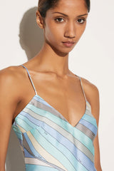 PUCCI Iride-Print Silk-Twill Top | Women Tops And Shirts